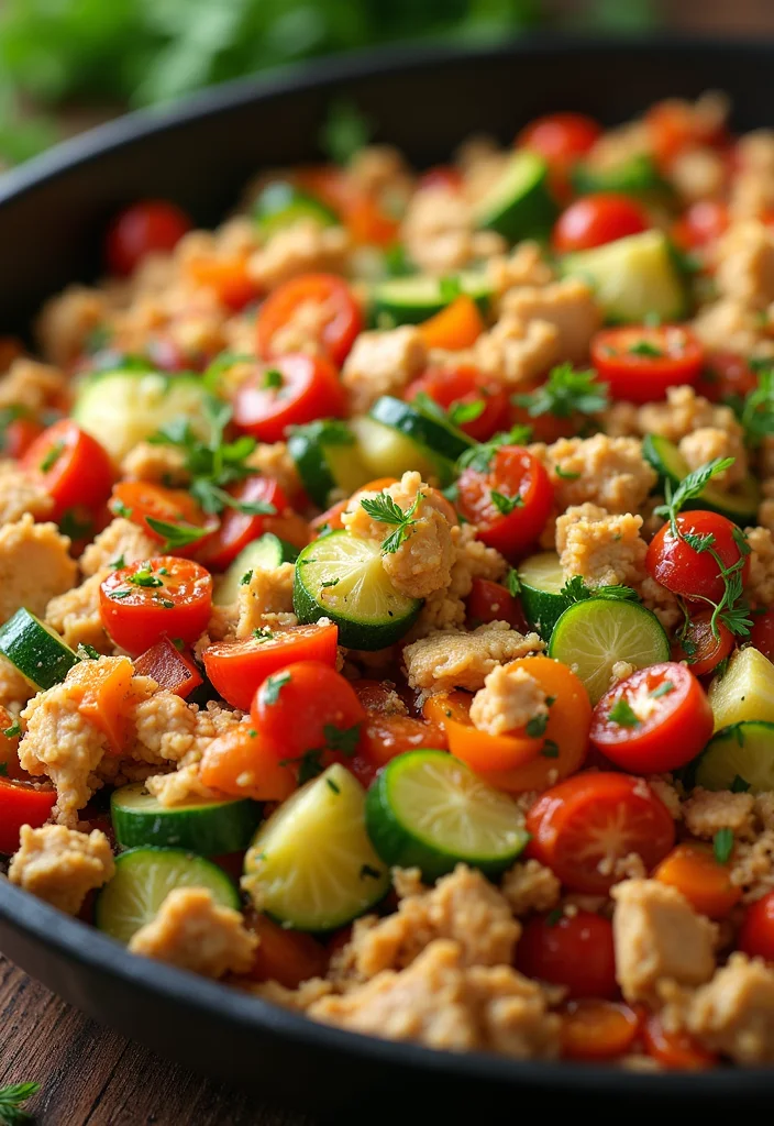 12 Easy Family Dinner Recipes for Busy Nights - 1. One-Pot Chicken and Veggie Skillet