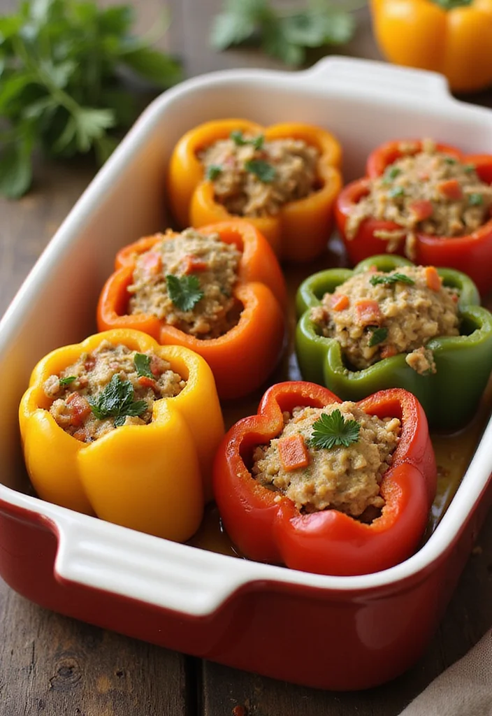 12 Easy Family Dinner Recipes for Busy Nights - 11. Stuffed Bell Peppers