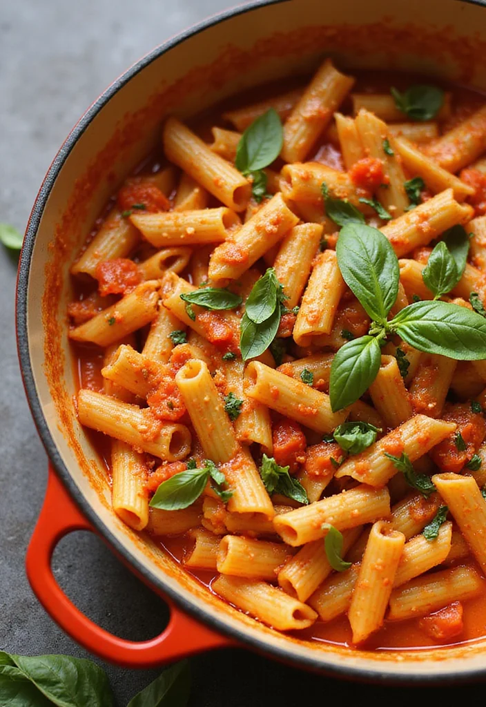 12 Easy Family Dinner Recipes for Busy Nights - 3. One-Pot Creamy Tomato Basil Pasta