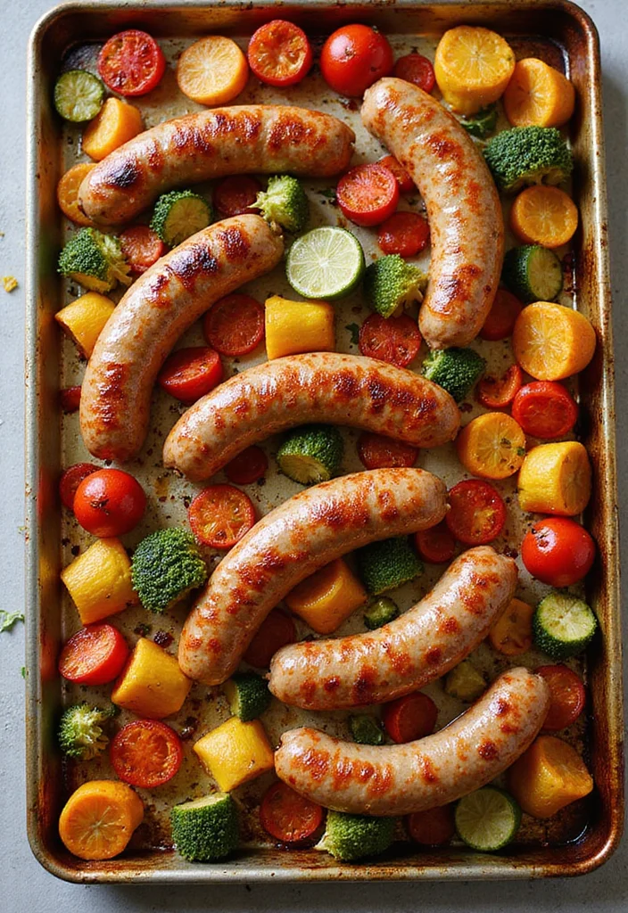 12 Easy Family Dinner Recipes for Busy Nights - 5. Sheet Pan Sausage and Veggies