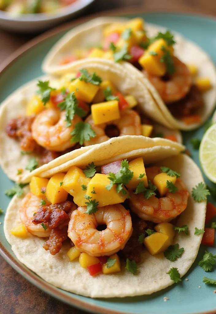 12 Easy Family Dinner Recipes for Busy Nights - 7. Easy Shrimp Tacos with Mango Salsa
