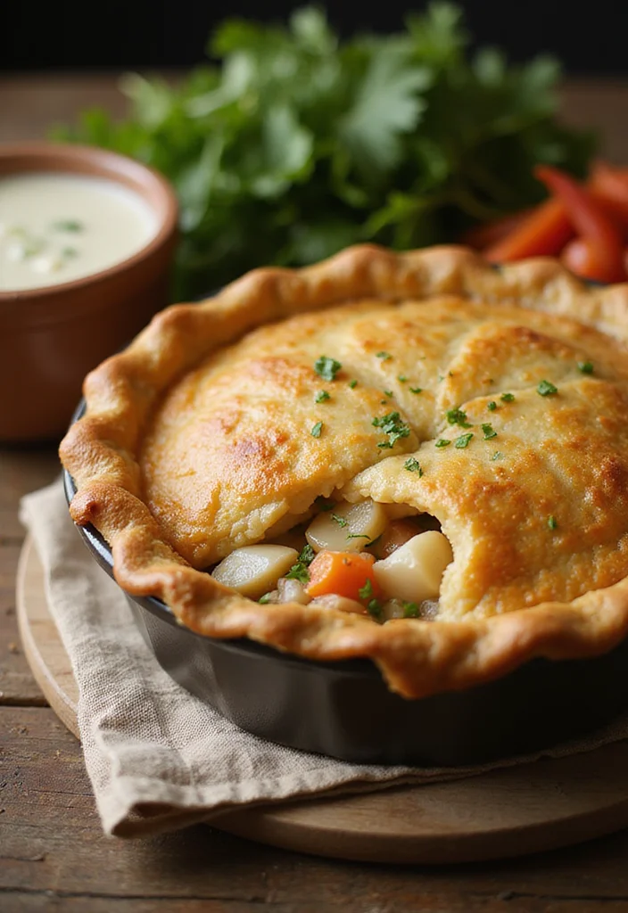 12 Easy Pie Dessert Recipes for Every Occasion - 12. Savory Chicken Pot Pie