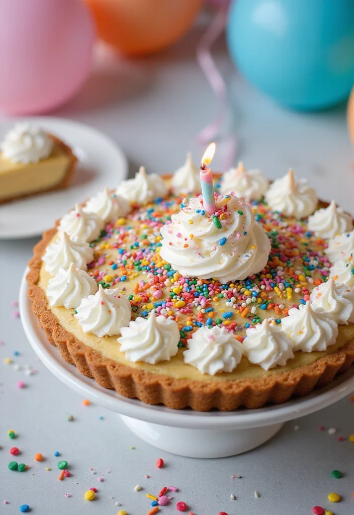 12 Easy Pie Dessert Recipes for Every Occasion - 9. Funfetti Birthday Pie