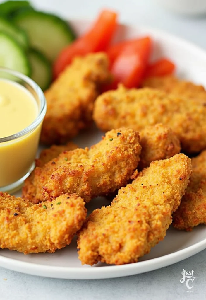 12 Healthy Air Fryer Chicken Recipes Quick and Tasty - 2. Crispy Air Fryer Chicken Tenders