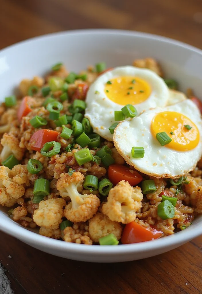 12 Keto Clean Eating Recipes Simple and Fresh - 2. Cauliflower Fried Rice