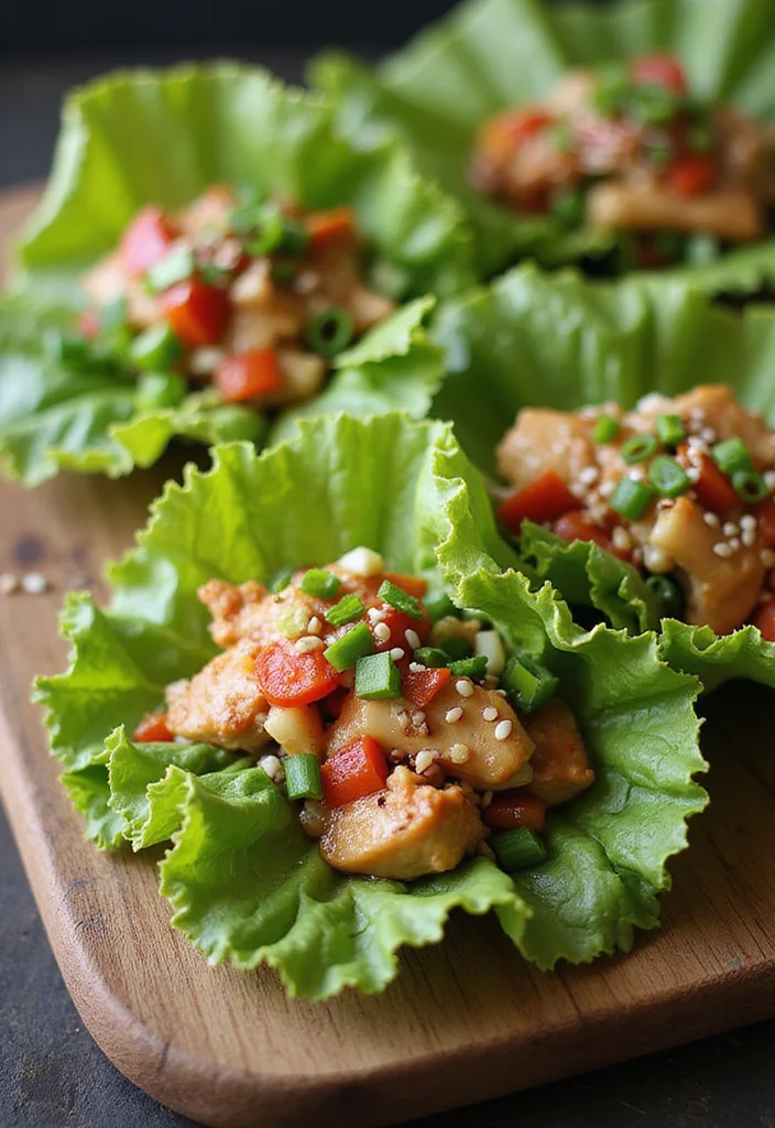 12 Keto Clean Eating Recipes Simple and Fresh - 3. Chicken Lettuce Wraps