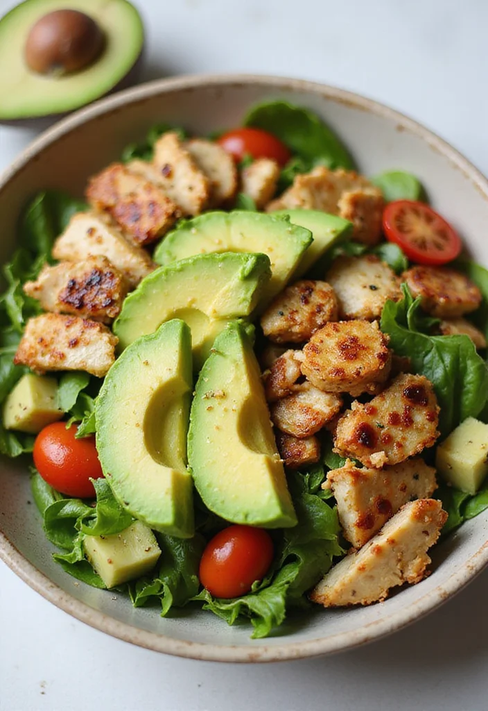 12 Keto Rotisserie Chicken Recipes Fast and Flavorful - 5. Chicken Avocado Salad