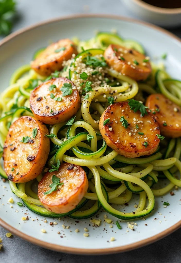 12 Keto Rotisserie Chicken Recipes Fast and Flavorful - 6. Chicken Zucchini Noodles