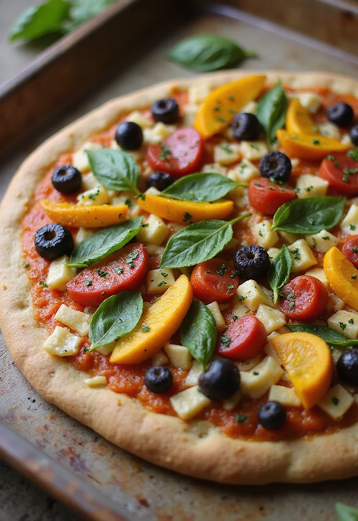 12 Simple and Crowd-Pleasing Healthy Pizza Dinner Recipes for Families - 2. Veggie-Packed Whole Wheat Pizza